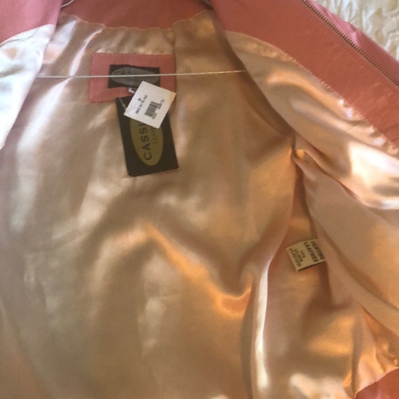 Pink Leather jacket - Picture 6 of 12